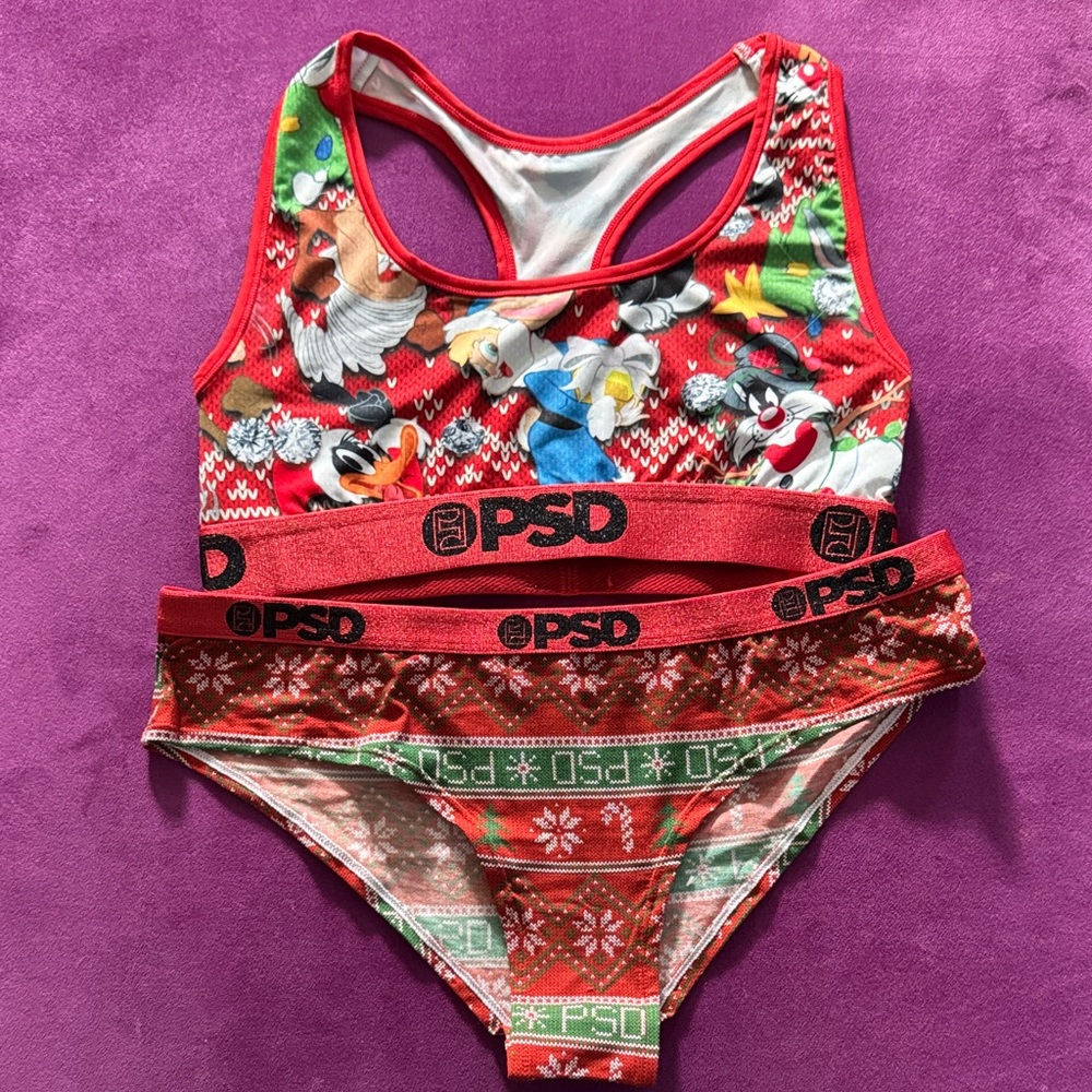 NWOT 7 Sets PSD Sports Bra and Cheeky Cut Panty - multiple colors and designs